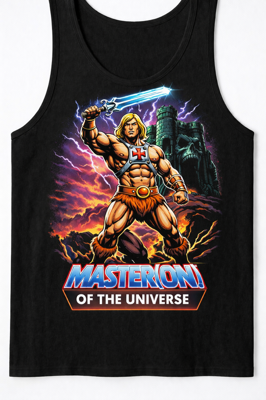 Master(on) of the Universe tank top